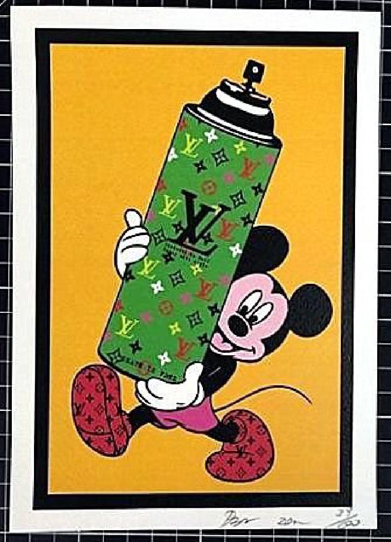 Death NYC Limited Ed Signed Graffiti Painting Pop Art: Death NYC Limited .Ed Signed Graffiti Painting. Pop Art Print.Description: 100% authentic. Lithograph .Size: 21 cm ( 8.27 In )x 15 cm ( 5.91 In ).Edition: Shown in the photo.100 The art print is signe