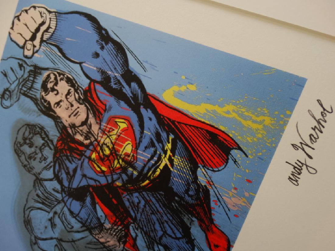 ANDY WARHOL, PLATE SIGNED AND HAND NUMBERED (1 of 4)