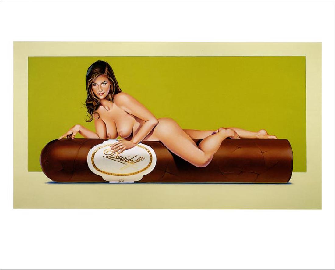 MEL RAMOS HAV A HAVANA POSTER PLAKAT 11 POPART: Mel Ramos. "Hav - a - Havana" Poster. AÃ±o 2,000. The motif is 44 x 24 cm,. The sheet format is 43 x 37 cm.