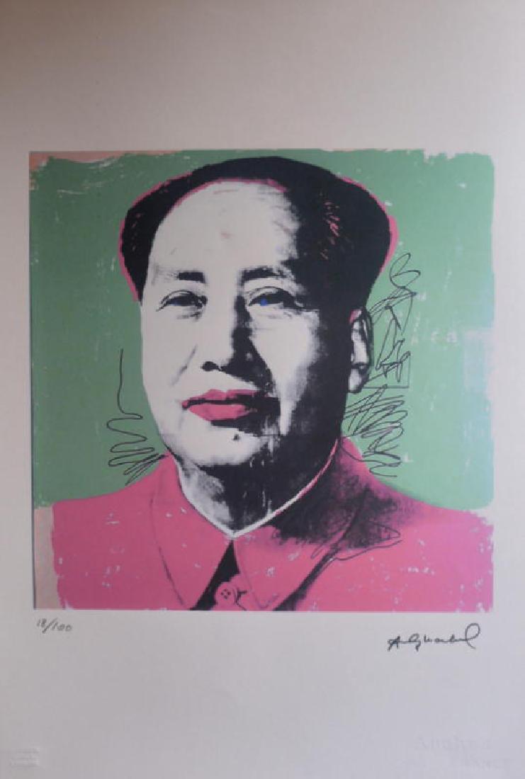 Andy Warhol Lithograph 57 x 38 Arches France (1 of 3)