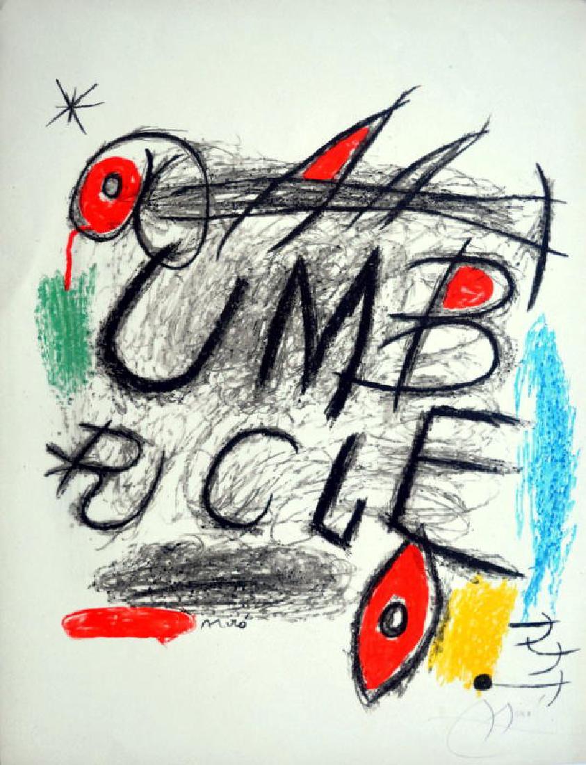 Joan Miro, lithograph,hand signed (1 of 4)