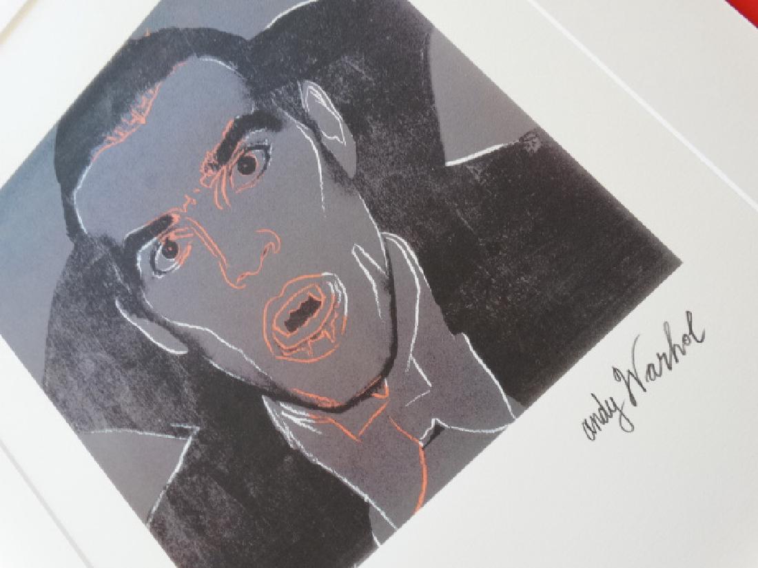ANDY WARHOL, DRACULA,  SIGNED IN PRINT, HAND NUMBERED (1 of 4)