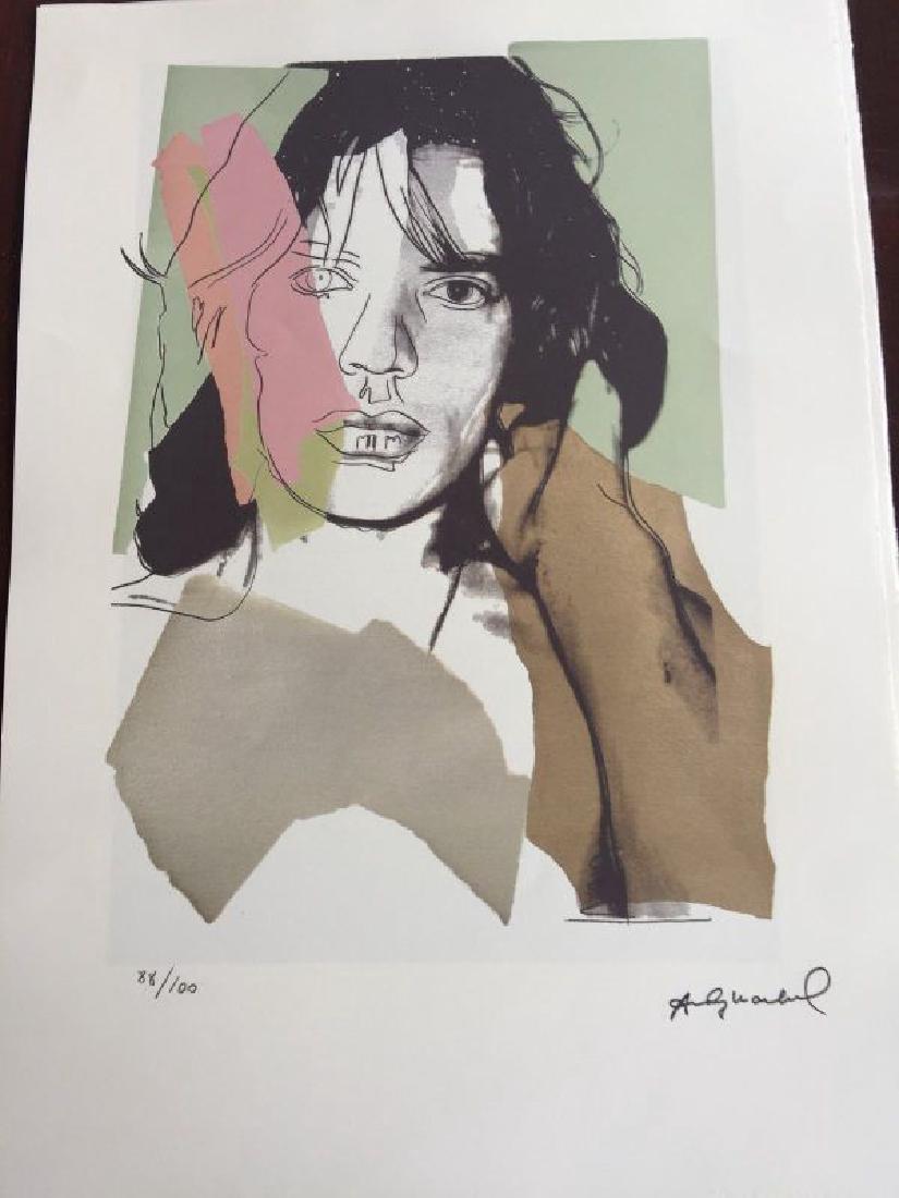 Andy Warhol Lithograph. Arches France Dry stamp (1 of 3)
