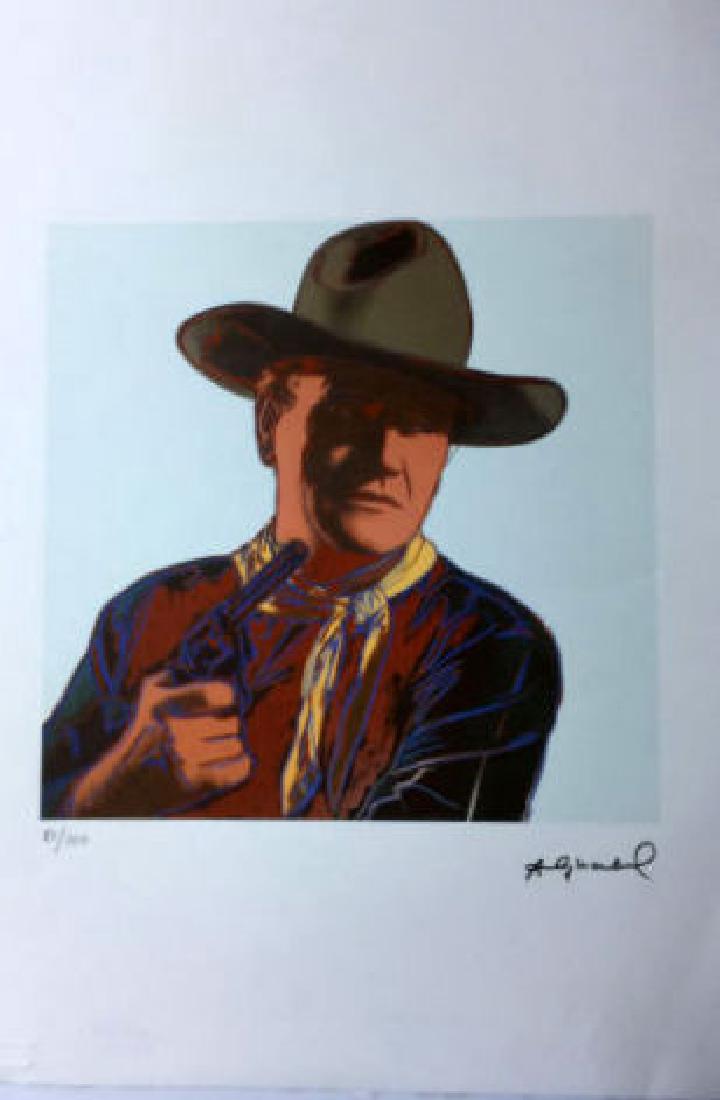 Andy Warhol Lithograph 57 x 38 Arches France Dry stamp (1 of 4)