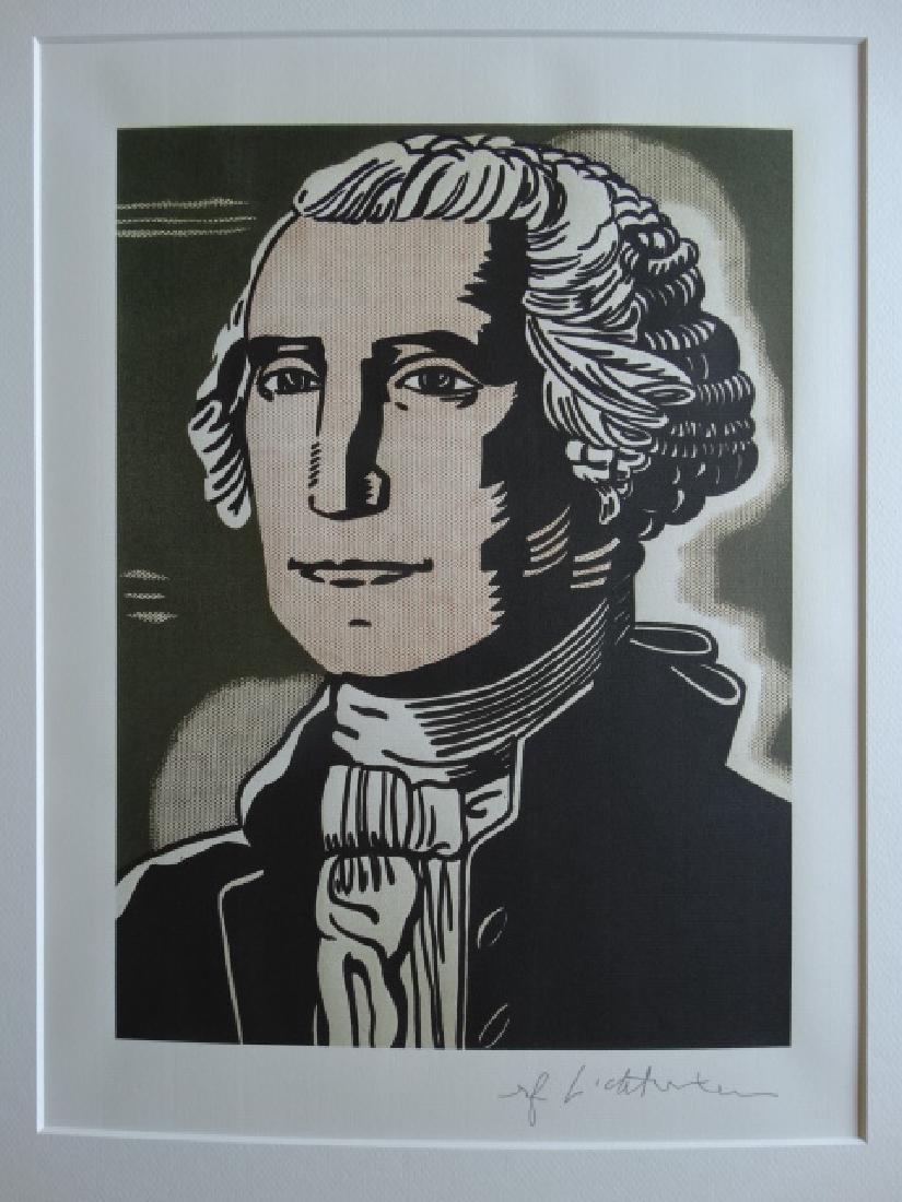 ROY LICHTENSTEIN, LITHOGRAPH, PLATE SIGNED (1 of 3)
