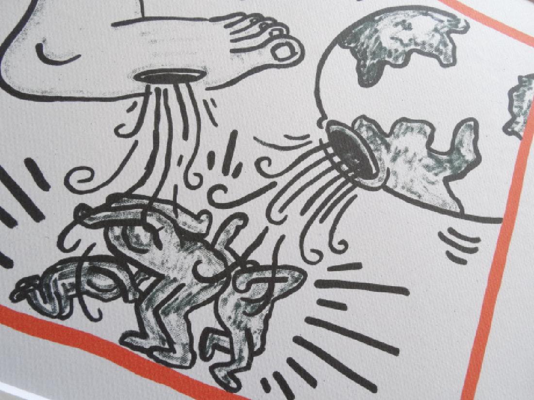 KEITH HARING LITHOGRAPH, 1990 (1 of 2)