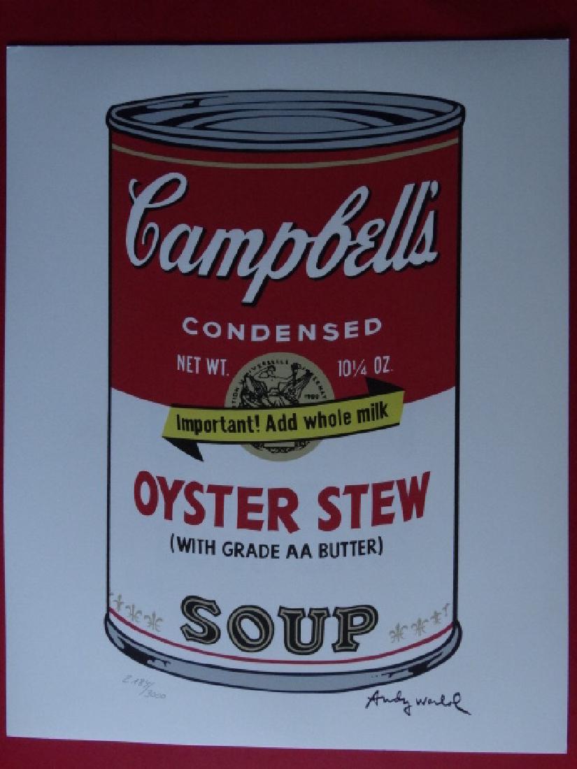 ANDY WARHOL, CAMPBELLS (1 of 3)