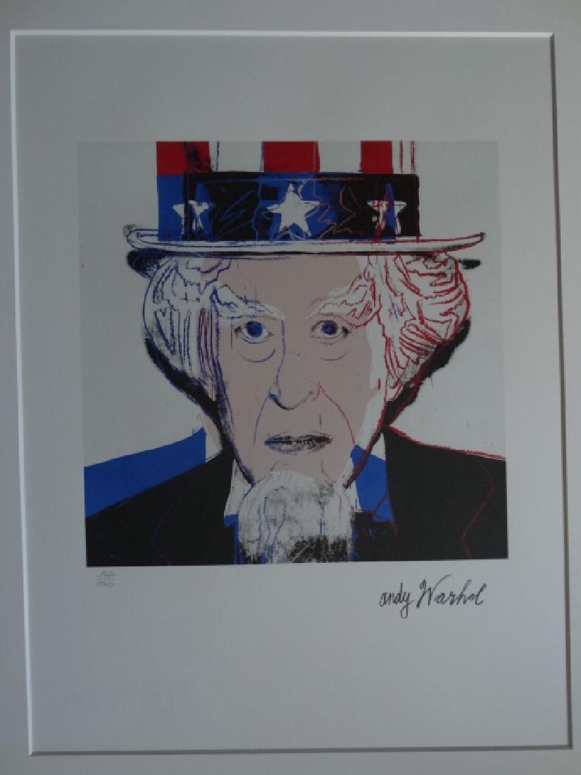 ANDY WARHOL, SIGNED, NUMBERED (1 of 2)
