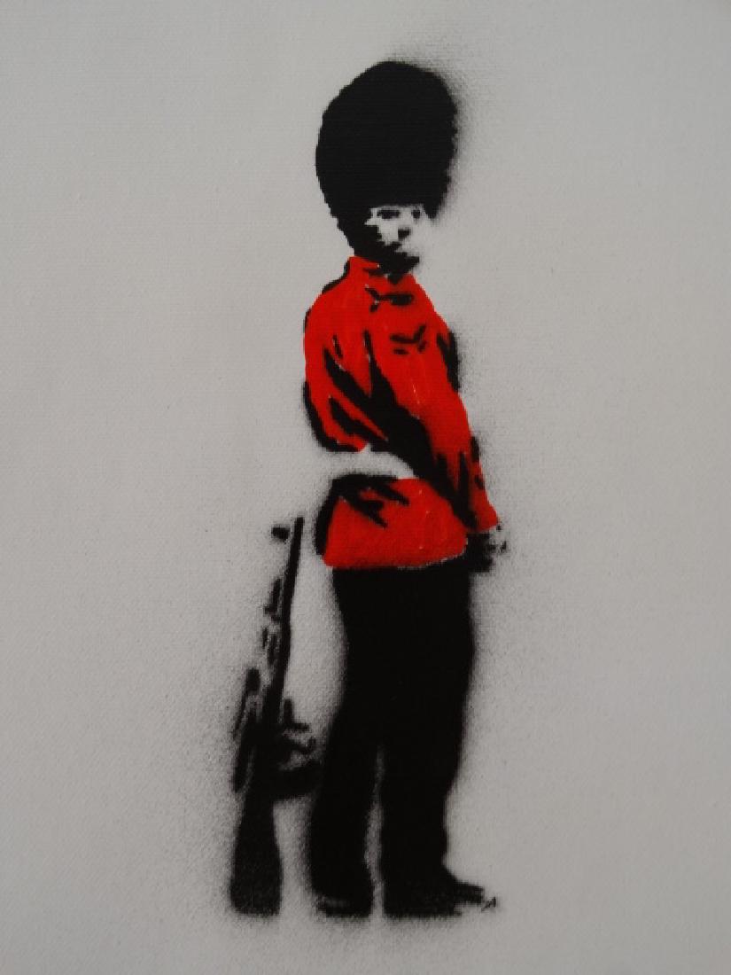 Banksy, spray graffiti art (1 of 4)
