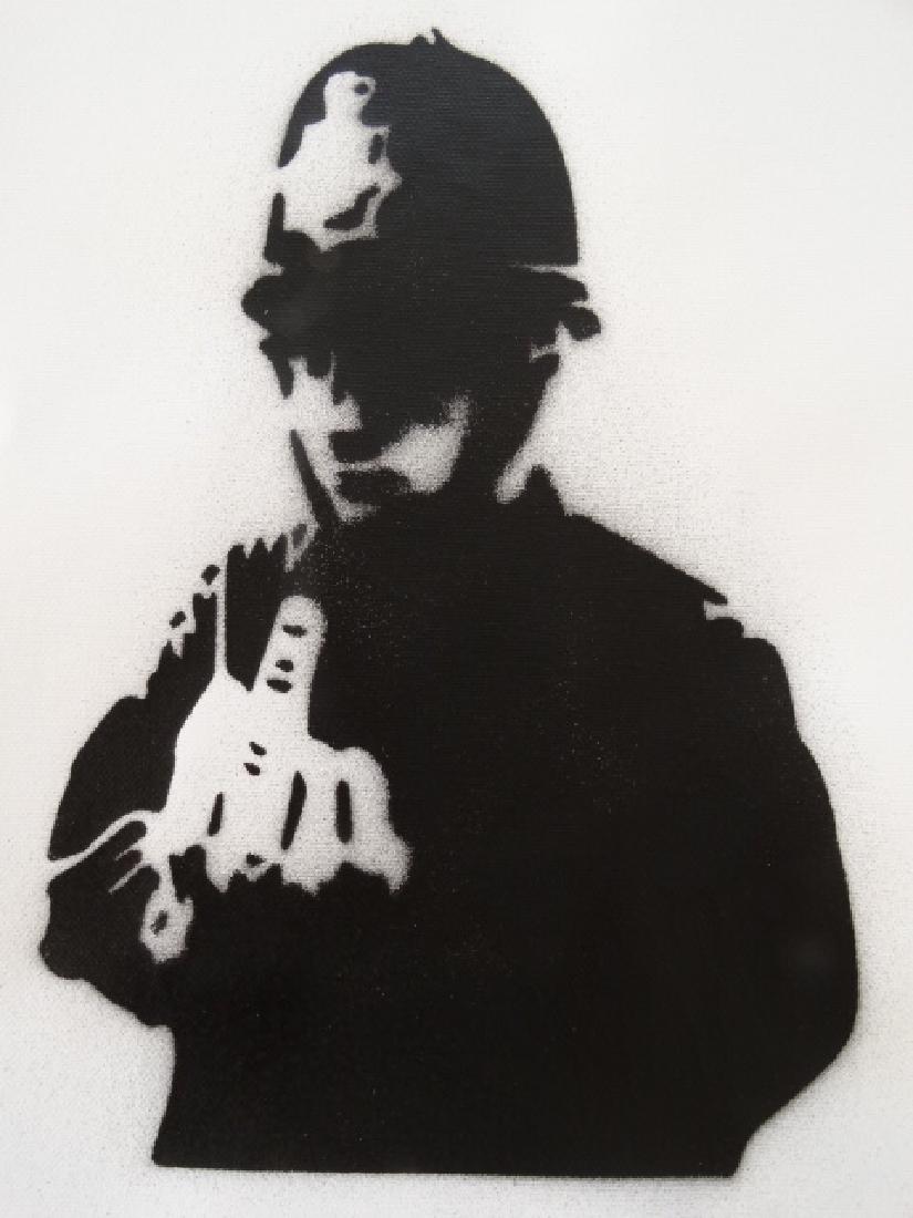 Banksy, spray graffiti art (1 of 2)