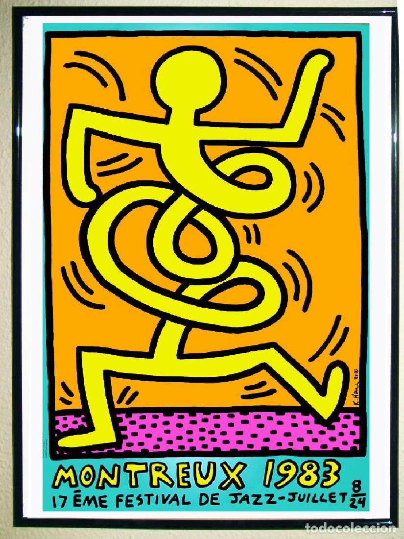 Keith Haring ,JAZZ FESTIVAL POSTER - Montreaux 1983 - (1 of 1)