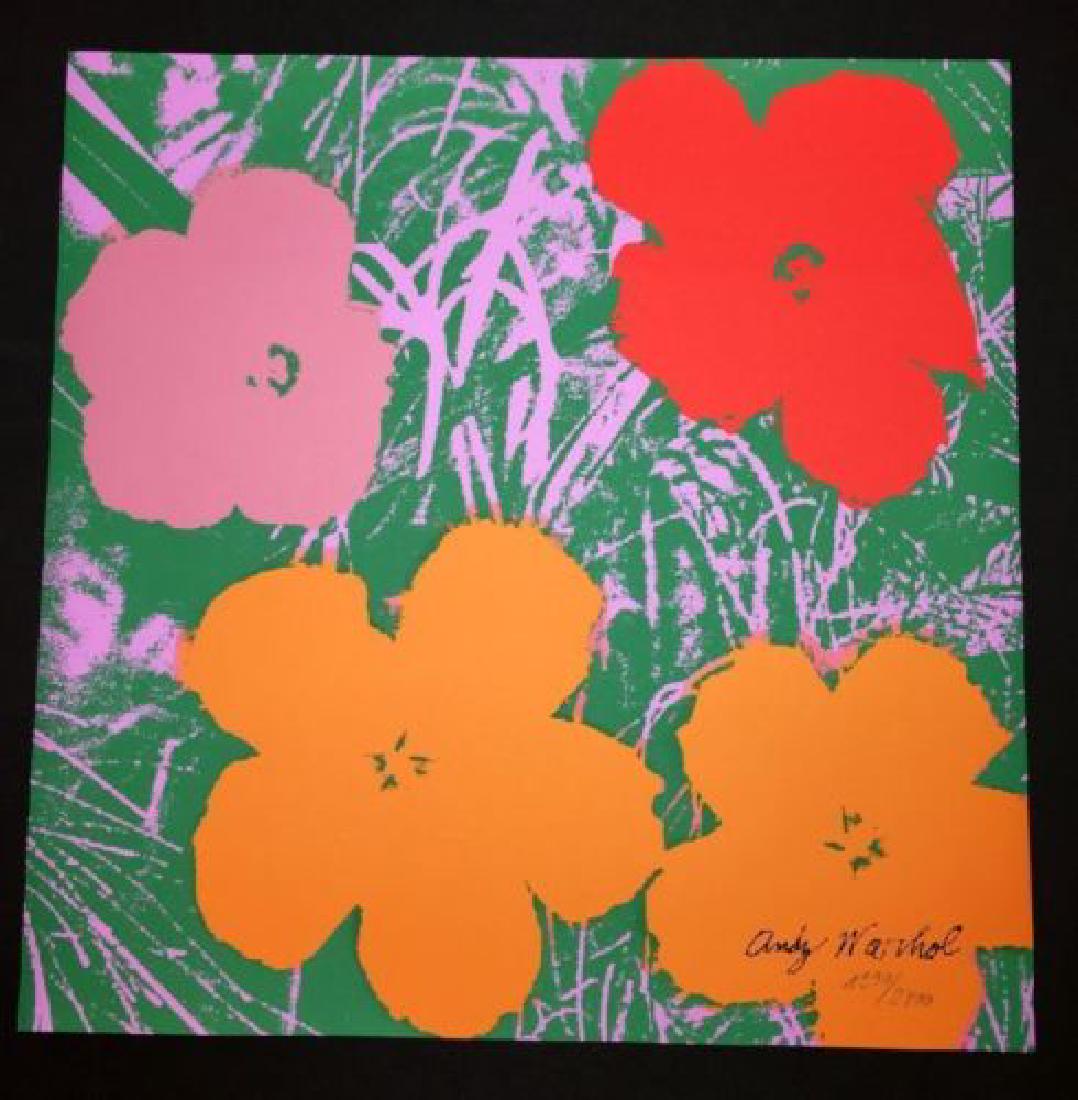 Andy Warhol, "POPPY FLOWERS - 1967 # 01, LIMITED (1 of 1)