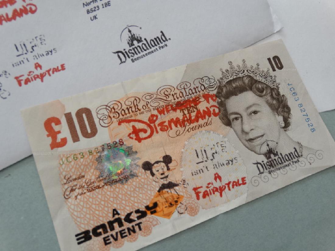 Banksy artwork, Mickey Mouse 2015 (1 of 4)