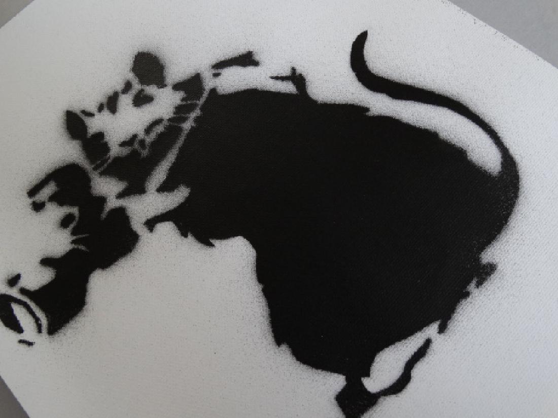 Banksy, spray graffiti art (1 of 4)