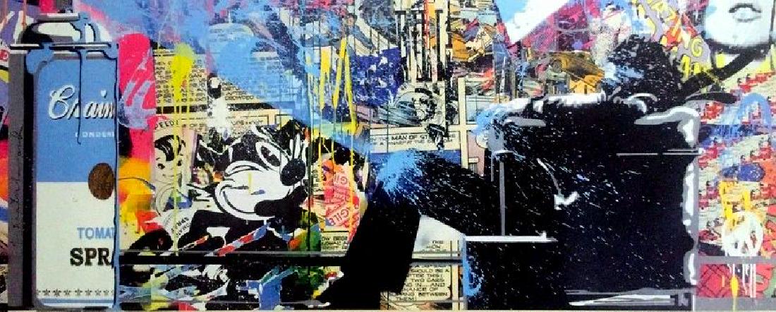 MR. BRAINWASH "MAX SPRAY BLUE " LIMITED RELEASE (1 of 5)