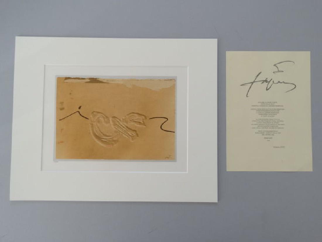Antoni Tapies, justification included, 1987 (1 of 5)
