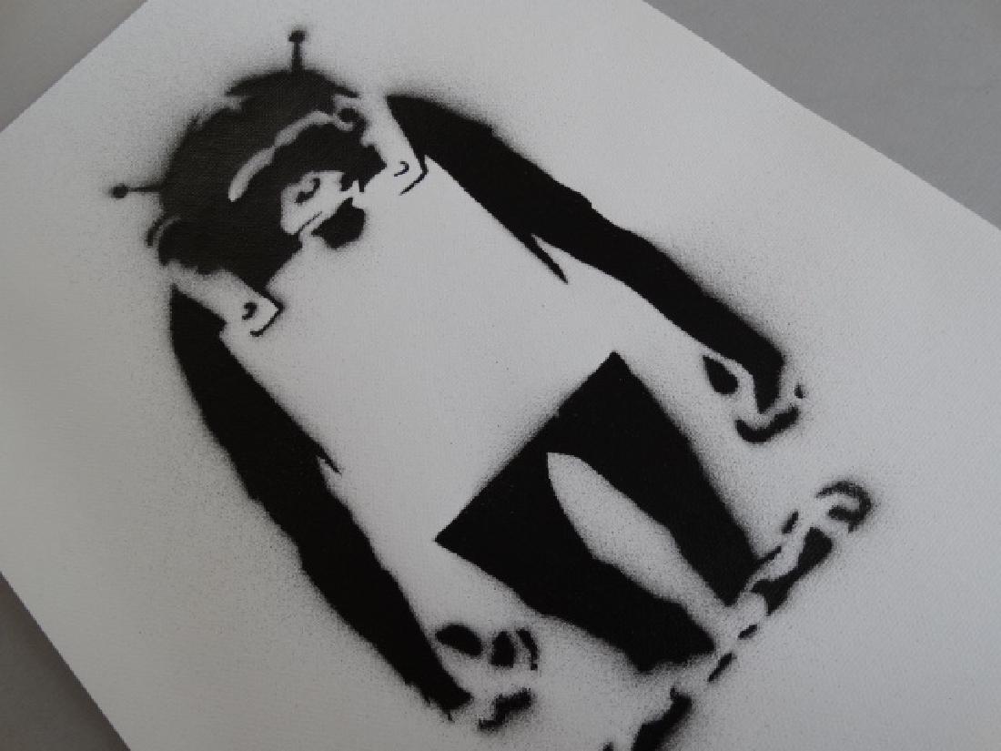 Banksy, spray graffiti art (1 of 3)