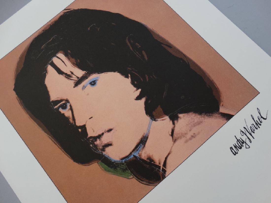ANDY WARHOL, SIGNED, NUMBERED, MICK JAGGER (1 of 3)