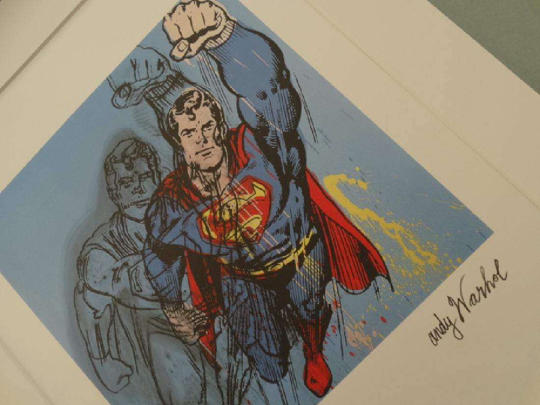 ANDY WARHOL, SUPERMAN, SIGNED, NUMBERED (1 of 3)