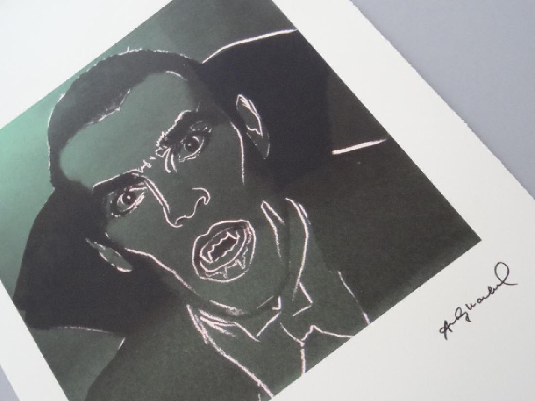 ANDY WARHOL,DRACULA, SIGNED, NUMBERED (1 of 6)