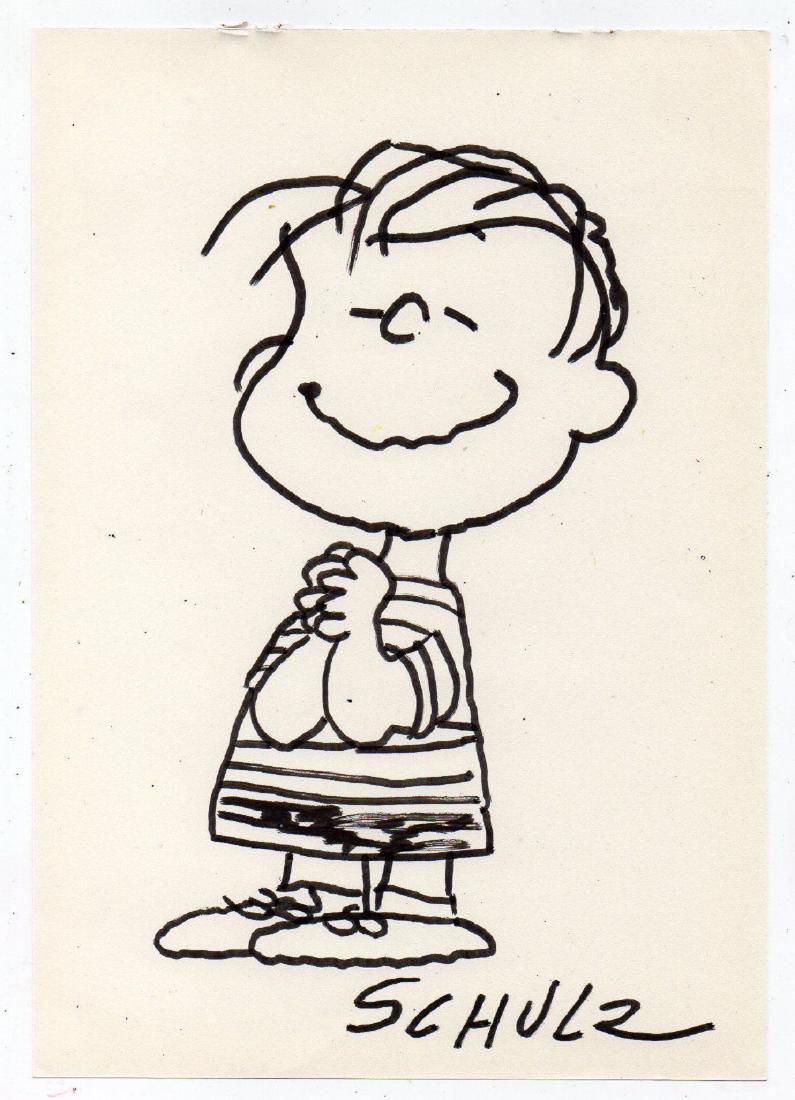 SHULZ PEANUT drawing on paper (1 of 1)