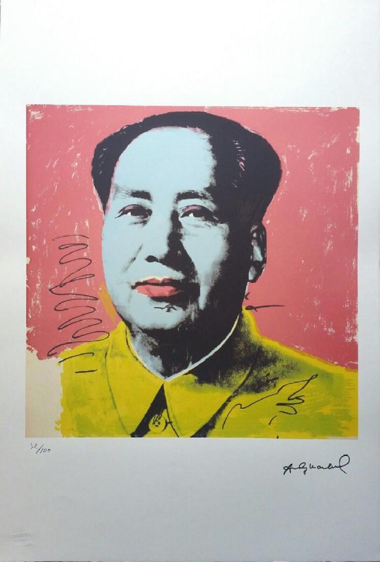 Andy Warhol Lithograph. Arches France Dry stamp (1 of 3)