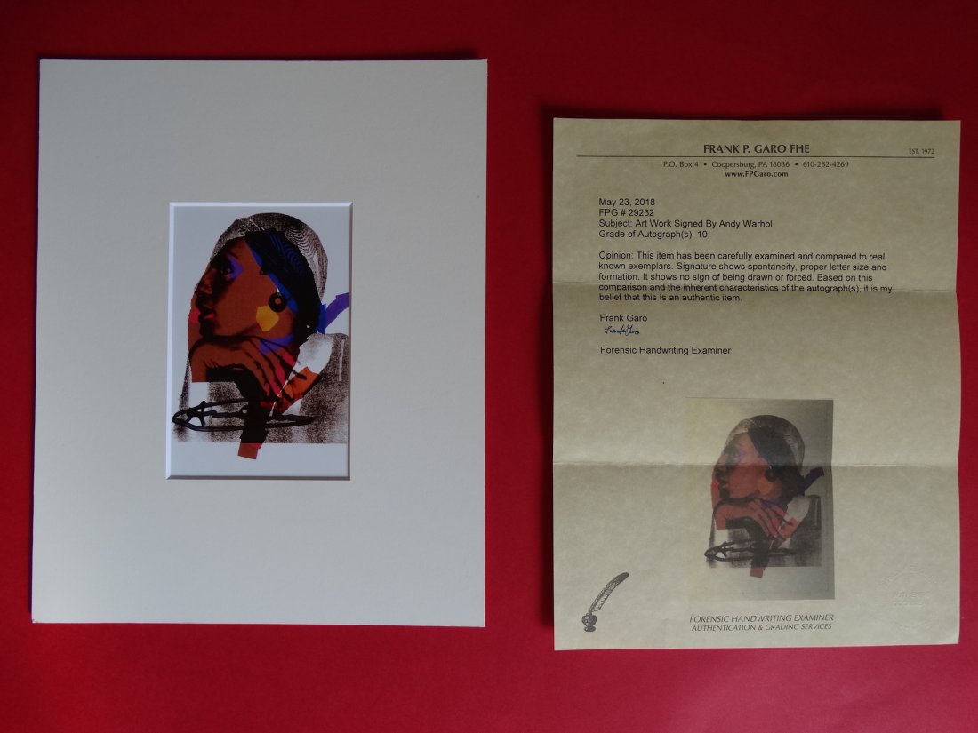 Andy Warhol hand signed- Ladies and Gentlemen (1 of 7)