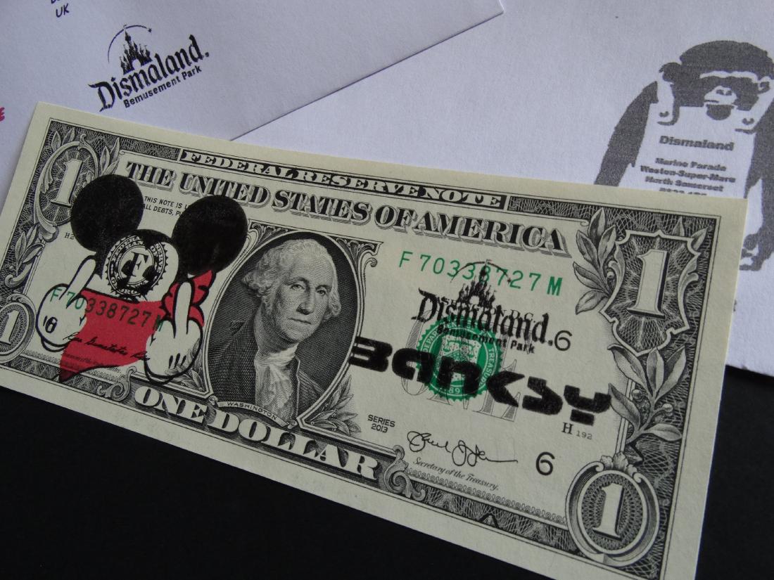 Banksy artwork,  2015 (1 of 3)