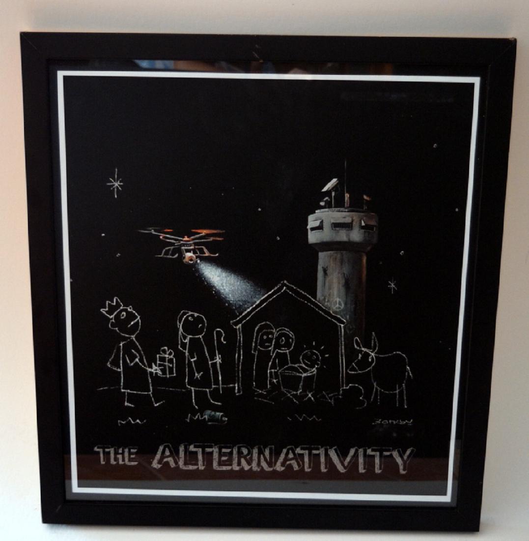 BANKSY "Alternativity" Print - Walled Off Hotel - Danny (1 of 4)