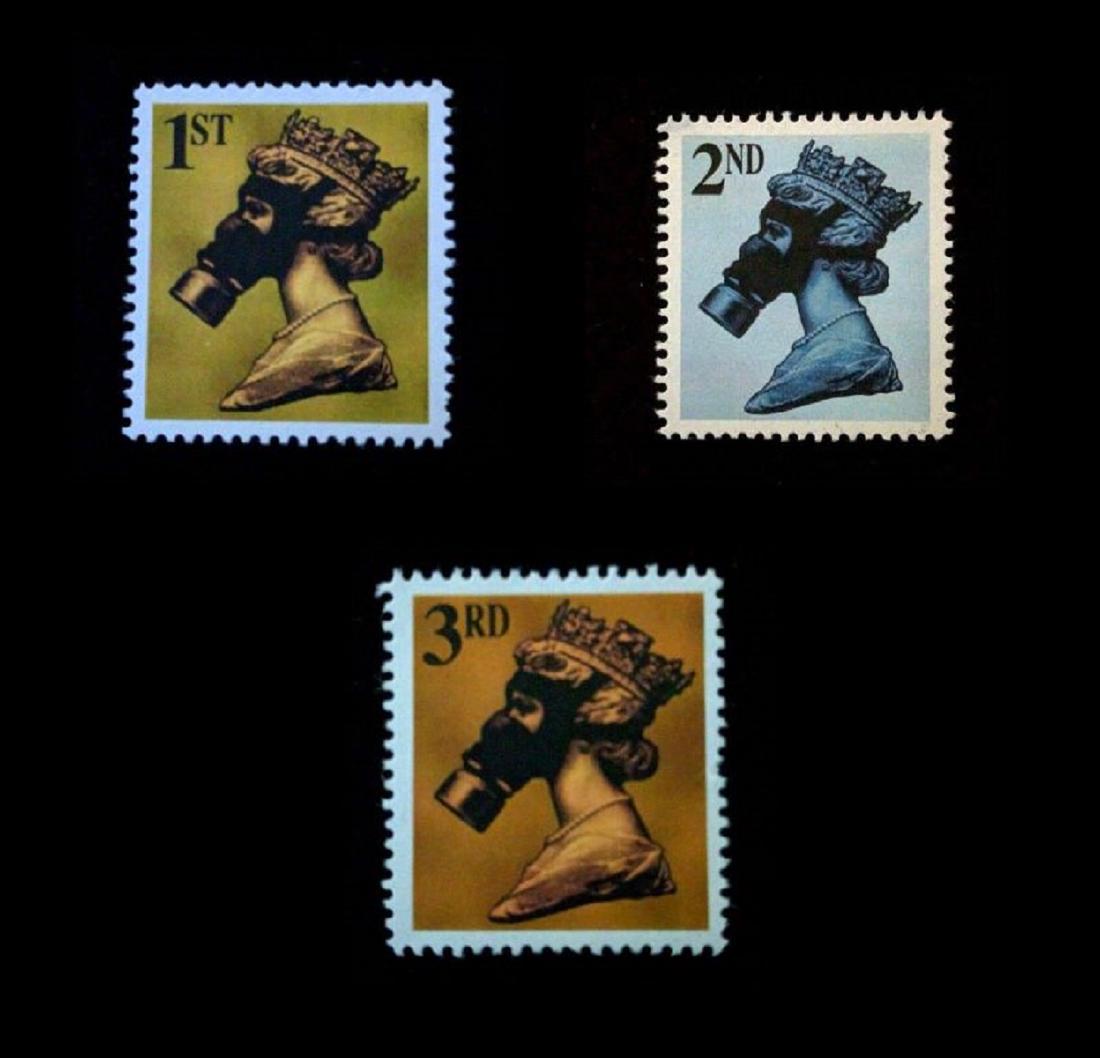 James Cauty Timbres de destruction massive - Banksy (1 of 1)