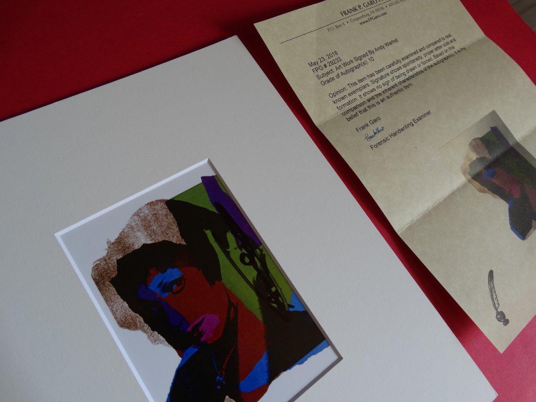 Andy Warhol hand signed- Ladies and Gentlemen (1 of 5)