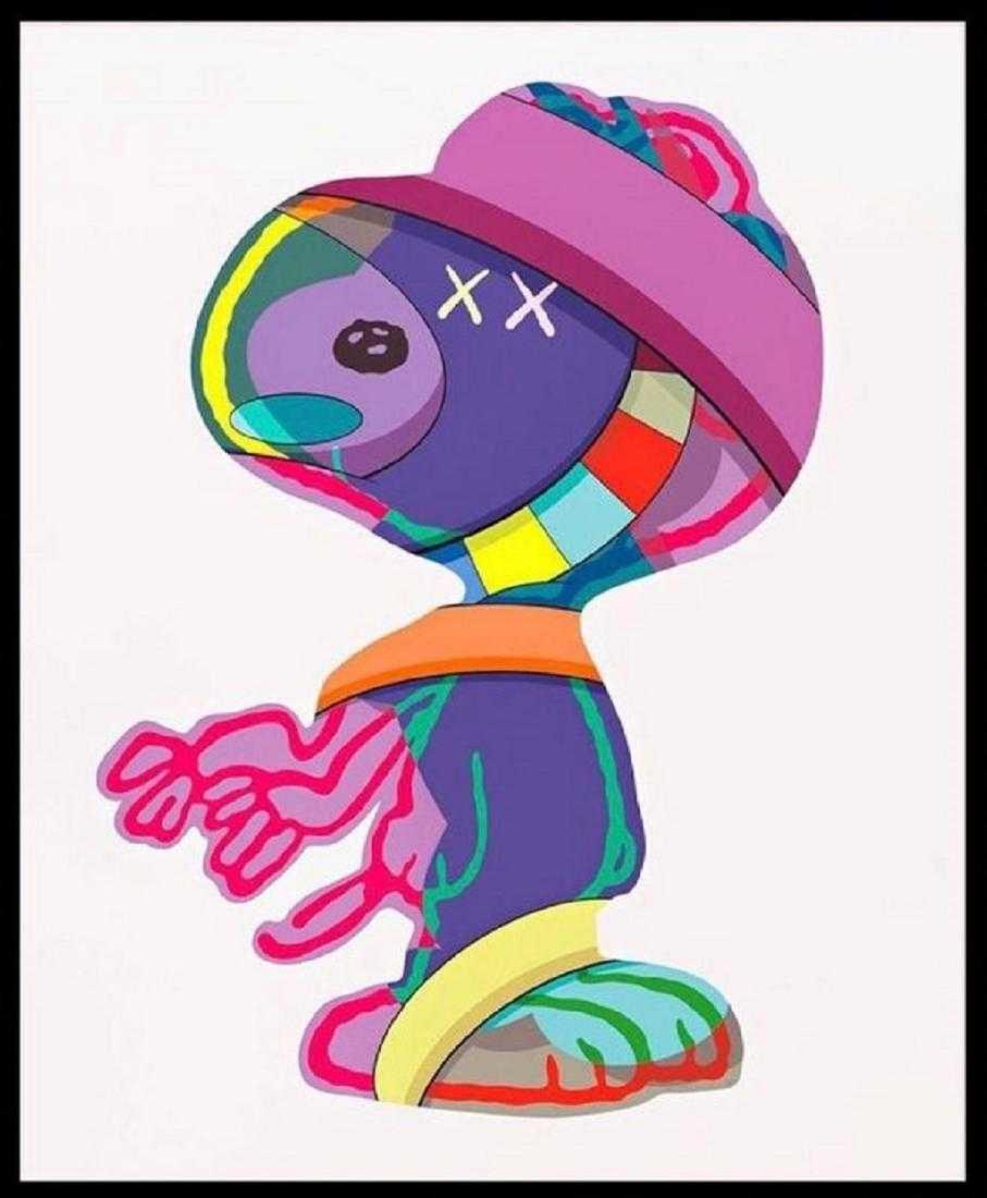 Kaws x Snoopy 11x15 Poster Print Peanuts Graffiti (1 of 2)