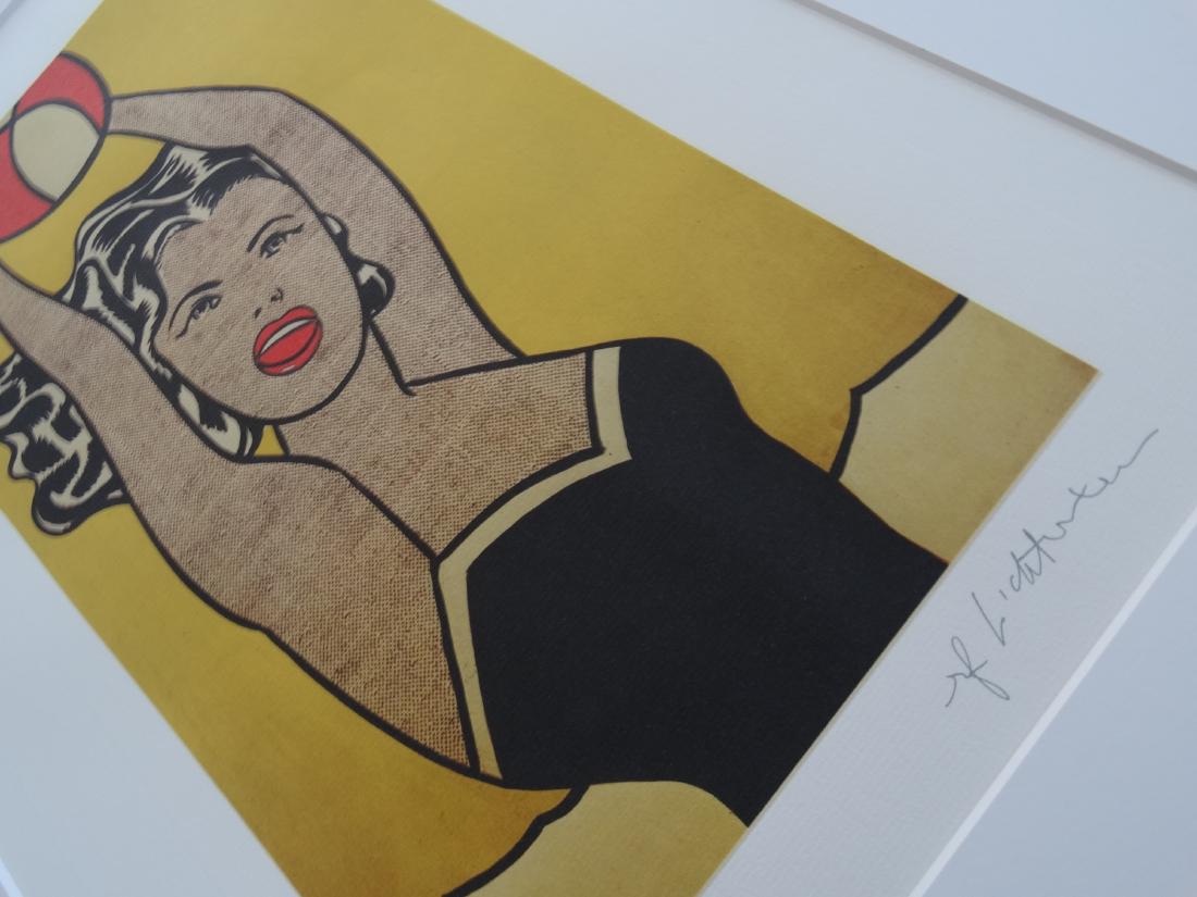 ROY LICHTENSTEIN, SIGNED IN PRINT: Roy Lichtenstein, 50x40cm, signed in print. Shipping and removal of goods: Novartia offers IN-HOUSE shipping. All property is to be packed, shipped or transported at the risk and expense of the purcha