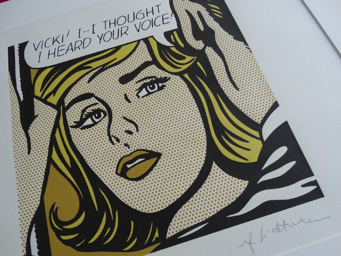 ROY LICHTENSTEIN, SIGNED IN PRINT: Roy Lichtenstein, 50x40cm, signed in print. Shipping and removal of goods: Novartia offers IN-HOUSE shipping. All property is to be packed, shipped or transported at the risk and expense of the purcha