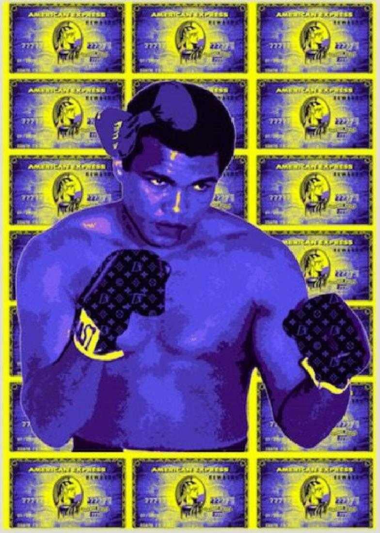 Death NYC Ltd Ed 45x32cm LARGE Signed Graffiti Pop Art