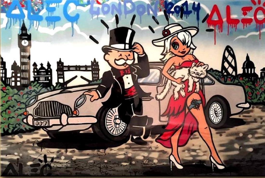 Alec Monopoly Hand Painted Portrait Oil Painting on: Type: Hand-painted Oil Painting Size: 24inx36in/60cmx90cm Technics: Environmentally Friendly Oil Painting Style: Handcraft Wall Art Material: Canvas Home Decoratio, 5 cm margin blank