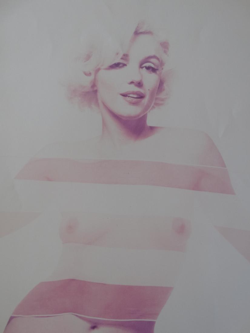 Bert Stern- Marilyn- Hand signed -numbered: Bert Stern print, hand signed in forn and back, numbered edition of only 250, stamped seal on the back. Stern was the son of Jewish immigrants and grew up in Brooklyn. His father worked as a children�
