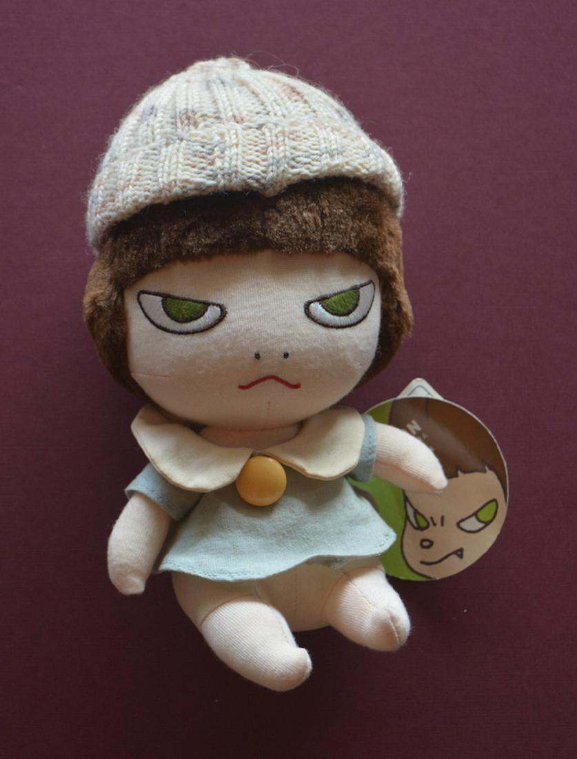 Yoshitomo Nara Angry Girl Onnanoko, New With Tags: Yoshitomo Nara Angry Girl Onnanoko Plush Doll Stuffed Toy Art Dog New With Tags. Authentic w original tags. Purchased in Japan. Size / About height 20 cm â€” width 13 cm