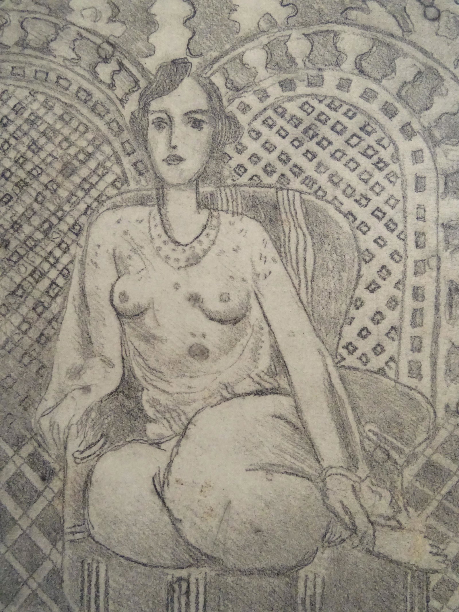 Matisse, gravure, hand signed: Matisse (attributed),gravure, hand signed, good condition, 30x24cm.Henri Emile Benoit Matisse was a French artist, known for both his use of colour and his fluid and original draughtsmanship. He was a