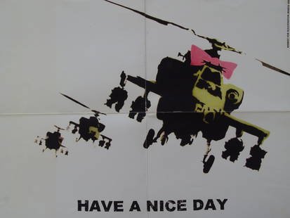 Banksy â€“ Sleazenation: Banksy Sleazenation offset lithographAprox 52x41cmUnsignedThis print was created 16 years ago in 2003.