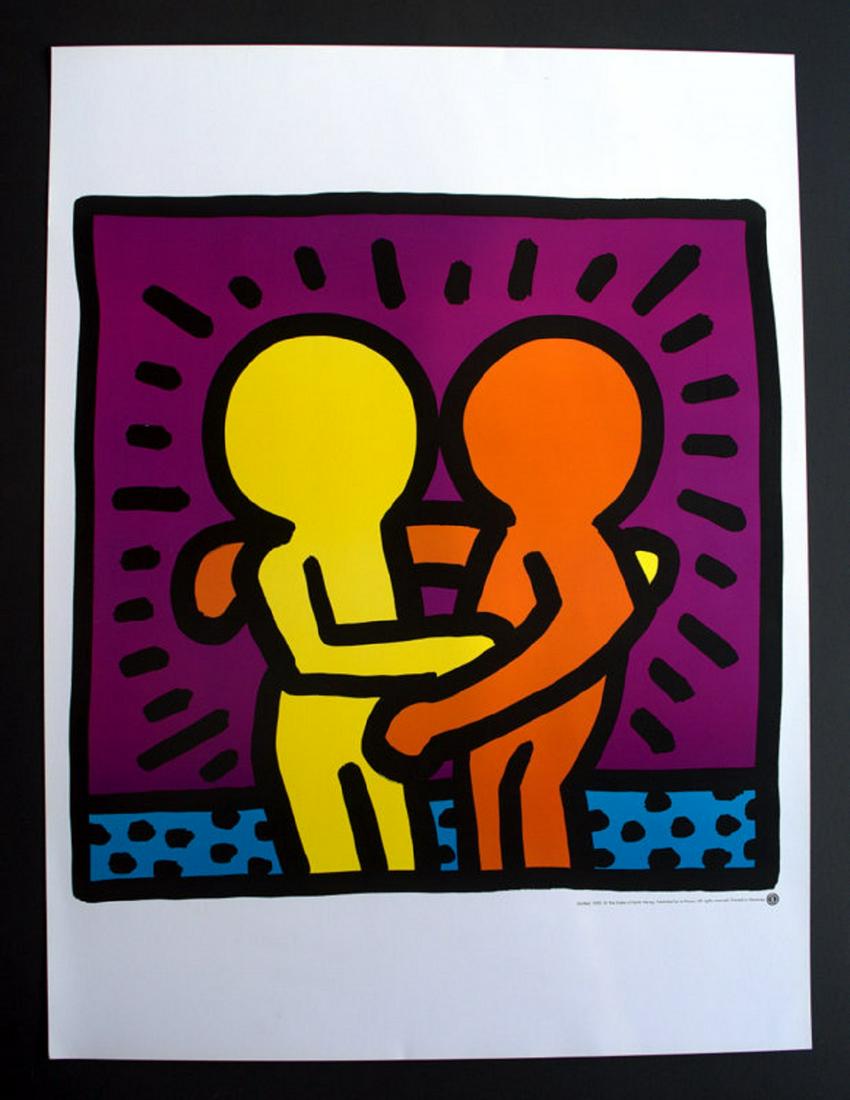 Keith Haring, Untitled 1987, exhibition ,Poster 80x60: Keith Haring, Untitled 1987, exhibition poster Poster 80 x 60cm. Artwork by Keith Haring. Exhibition Poster 1987. Condition: New. Period: 1980s. Title: Untitled 1987. Description: Original Print.