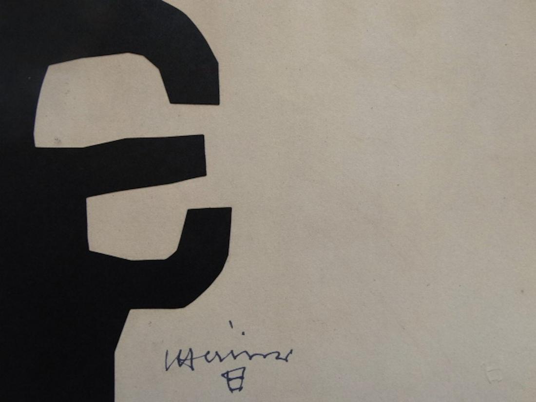 Eduardo Chillida - Collage: Signed in the plate and embossed seal with the monogram Chillida Good condition Original folder included Secure packaging and sent by international post with tracking