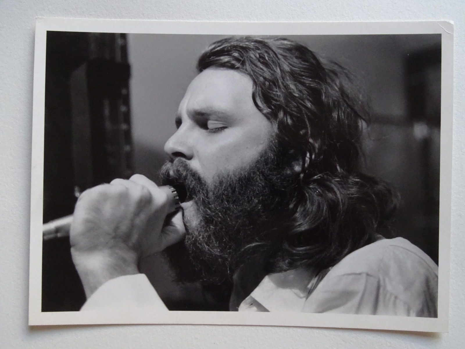 Jim Morrison- Lizard King: Photograph, 18x14cm. This photographer is one of the best photographers of the world as Helmut Newton, Robert Capa, Herb Ritts, Irving Penn Annie Leibovitz or Henri Cartier-Bresson and one of the best