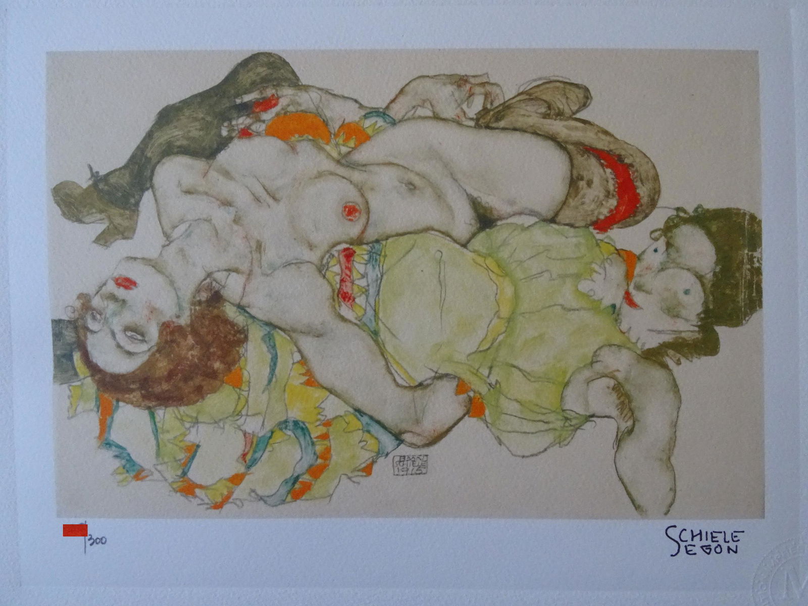 Egon Schiele: Egon Schiele. Limited edition , 38x28cm, phototype heliogravure printed in a limited edition of 300 copies and is of exceptional quality and size (38x28.5 cm) by Arts Edition Impression Ars Longa Vita