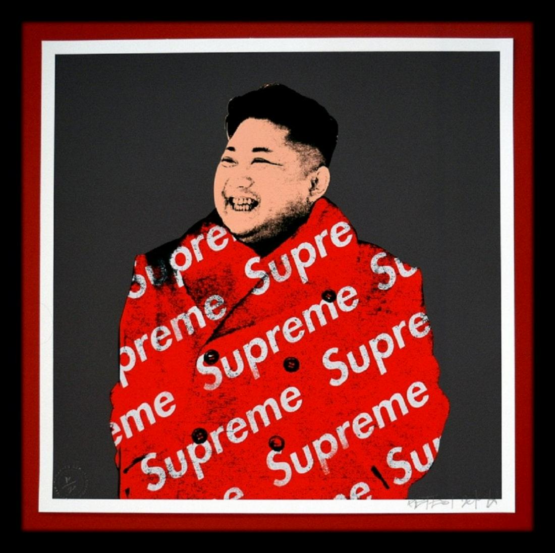 Supreme Leader - signed petestreet ltd ed print: Supreme Leader.by Petestreet .Signed Limited Edition Print.Edition of 20 .Measures 45x45cm (approx 18x18"). frame not included
