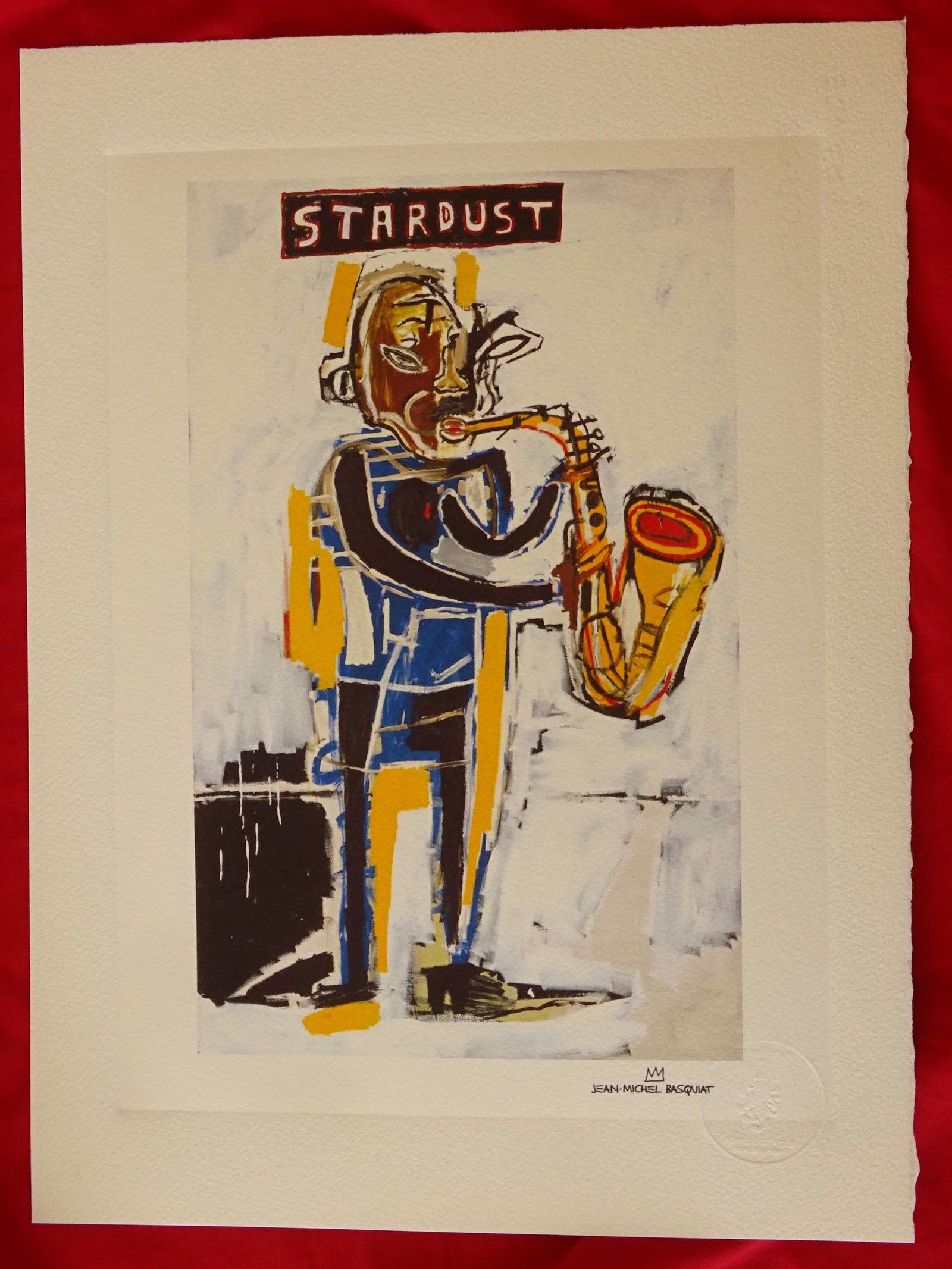 Jean-Michel Basquiat: Basquiat 38x28cm, embossed sealVery good condition