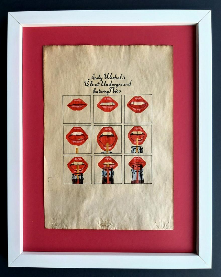 Andy Warhol, signed drawing: Andy Warhol drawing (ATTRIBUTED) Hand signed.Measurements: 29.5 x 21.5 cm.Framed