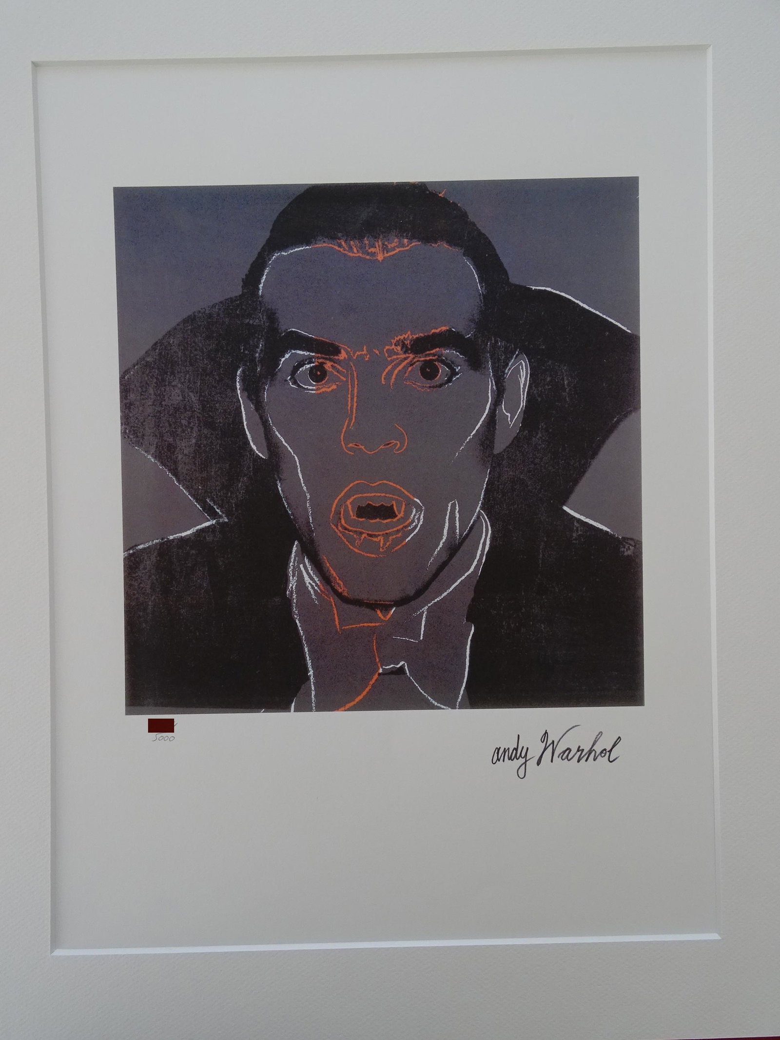 ANDY WARHOL, SIGNED, NUMBERED: ANDY WARHOL , HAND NUMBERED,LIMITED PLATE SIGNED GRANO-LITHOGRAPH.FROM :1981/1986.PENCIL NUMBERED ON LEFT SIDE / 40 x 50 cm (19.7 x 15.75 inch),This lithograph was produced and pressed on quality wove