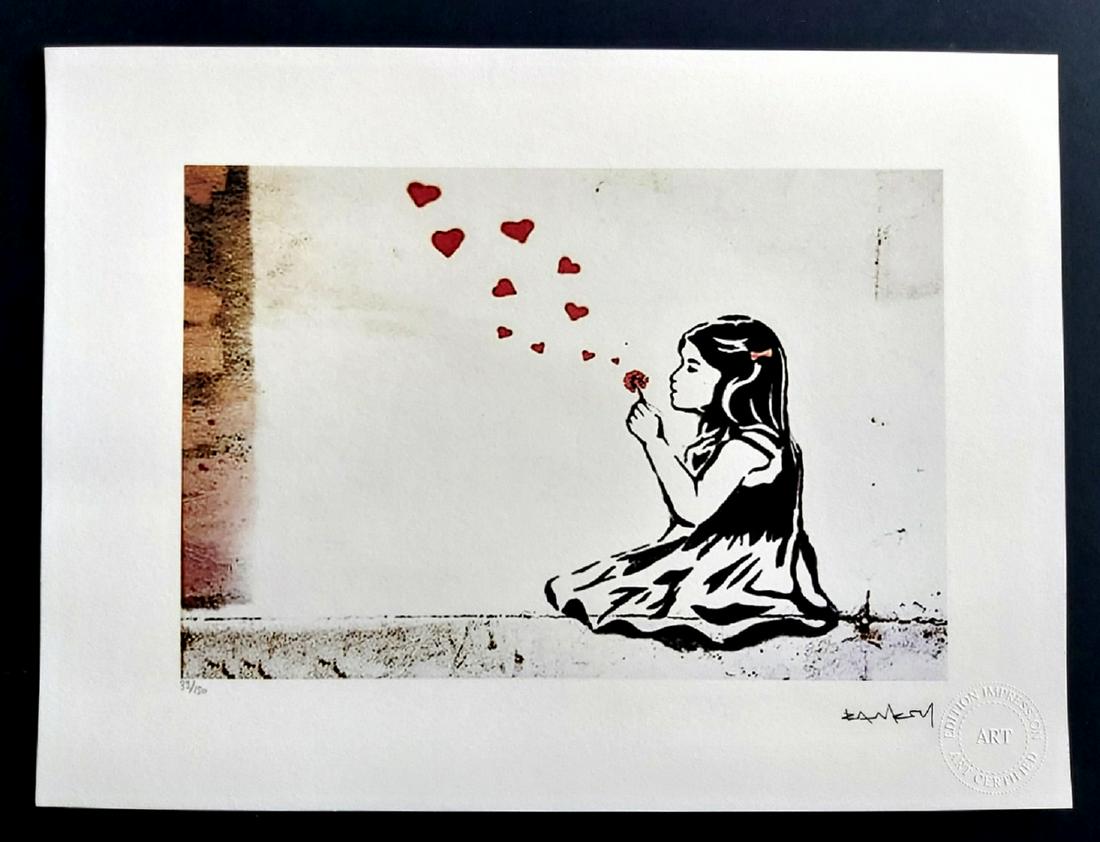 Banksy, Lithograph, certificate (1 of 5)