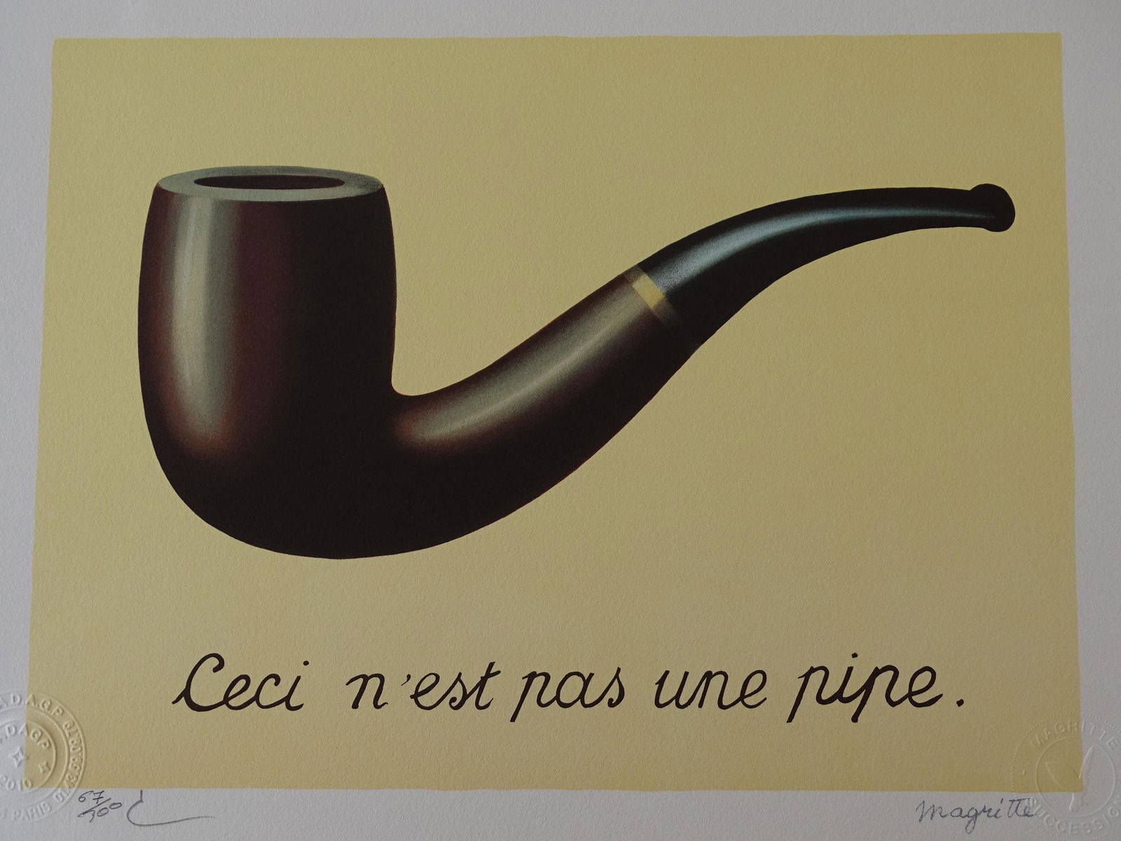 Rene Magritte Composition, COA (1 of 4)